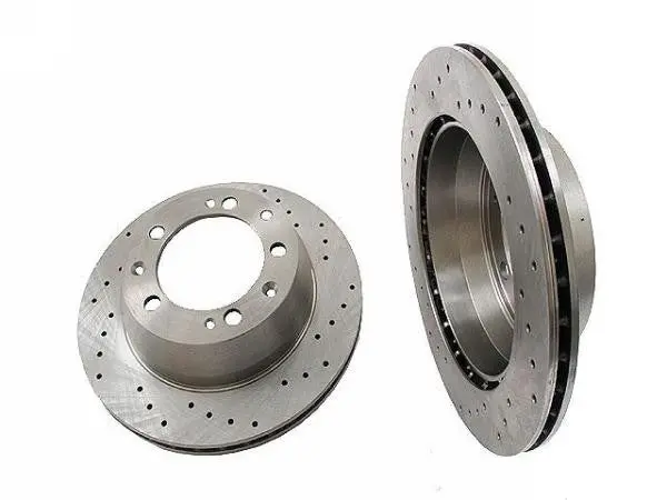 Porsche Cross Drilled Brake Rotor Rear - Zimmerman 1
