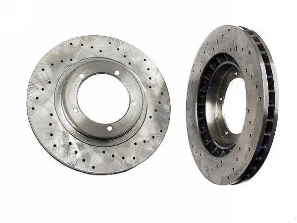 Porsche Cross Drilled Brake Rotor Front - Zimmerma 1