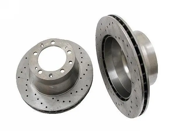 Porsche Brake Rotor Rear Cross Drilled Zimmermann 1