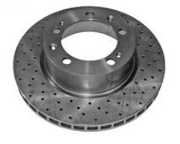 Porsche Brake Rotor Front Cross Drilled- Zimm 1
