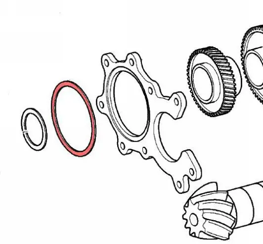 Porsche Boxster And 996 Pinion Shaft Shim Ring 1