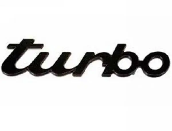 Porsche Emblem Badge Deck - Turbo 1