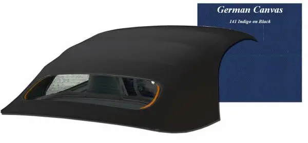 Porsche 996 Convertible Top German A5 Indigo Blue 1