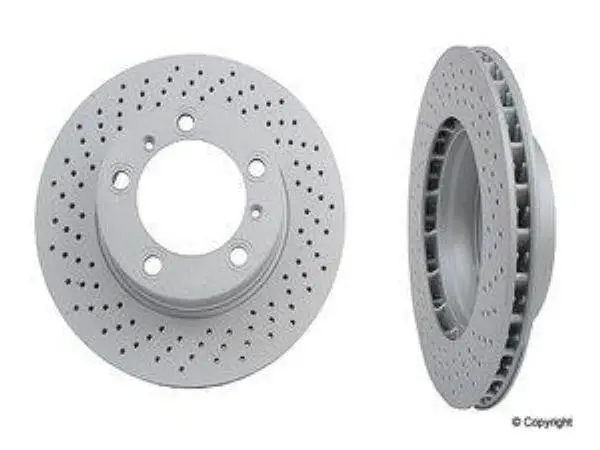 Porsche Brake Rotor Front Left - Zimmermann 1