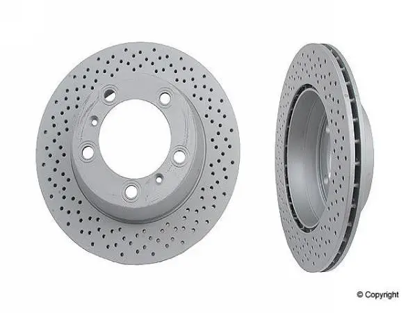 Porsche Brake Rotor Rear - Zimmermann 1