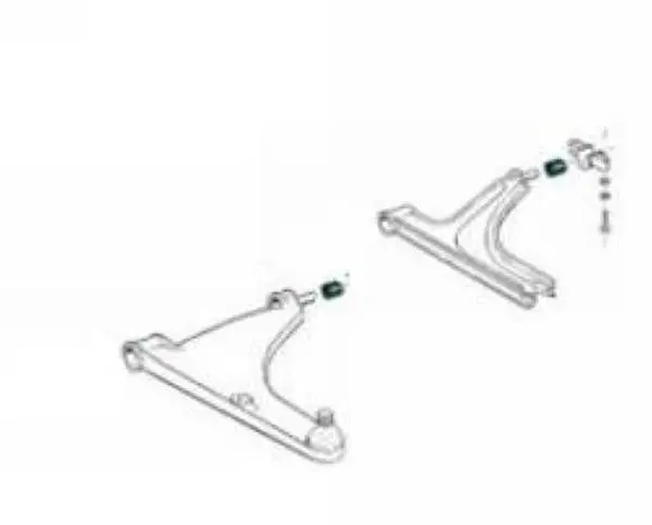 Weltmeister Front Control Arm Rear Bushing Set 2 1