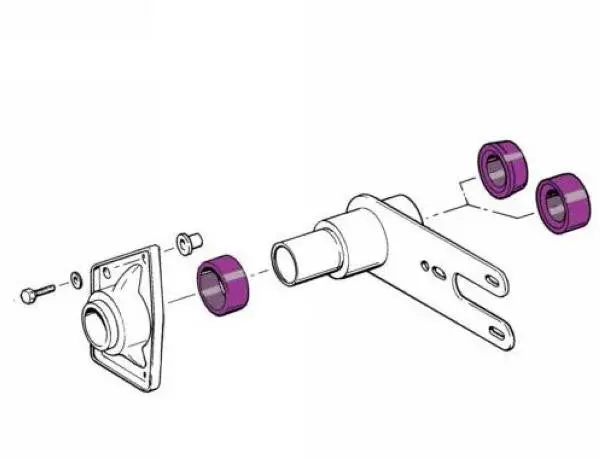 Weltmeister Spring Plate Bushing Set 4 - Race 1