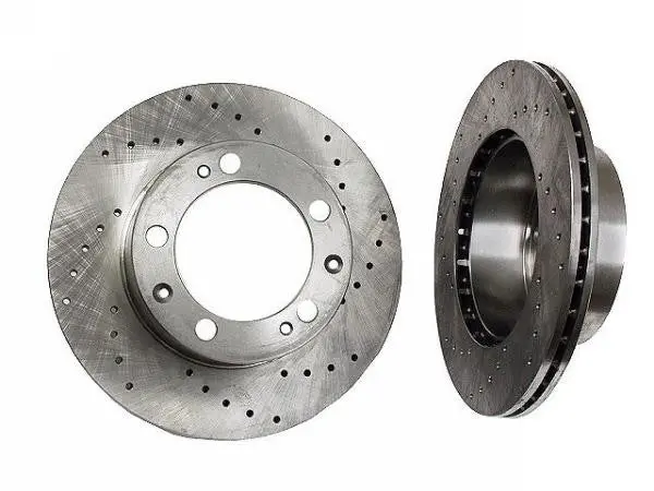 Porsche Cross Drilled Brake Rotor Front - Zimmerma 1