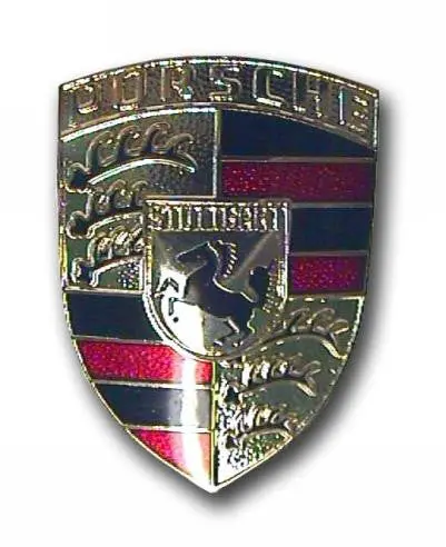 Porsche Steering Wheel Emblem Badge Crest 1