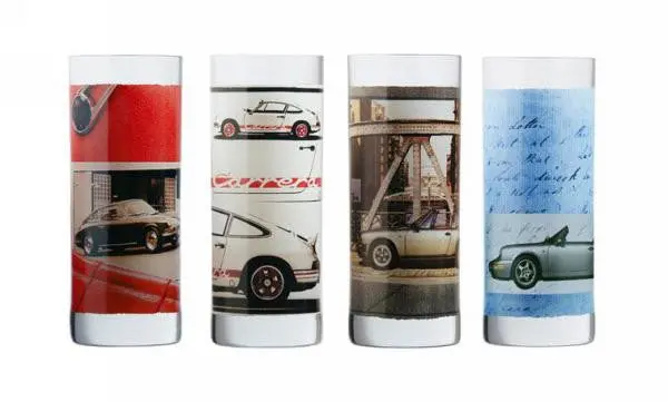 Porsche 911 Classic Glass Set - 4 Pcs 1