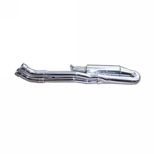 Porsche 911 Turbo Performance Muffler - Stainless 1