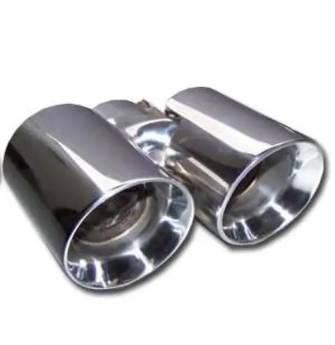 Porsche Cayman Muffler Tips Set Dual Round - T304 1