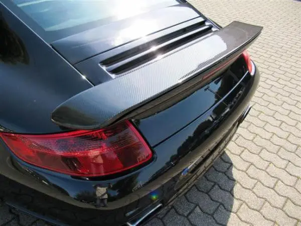 Porsche 997 Turbo Carbon Fiber Look Tail Wing 1