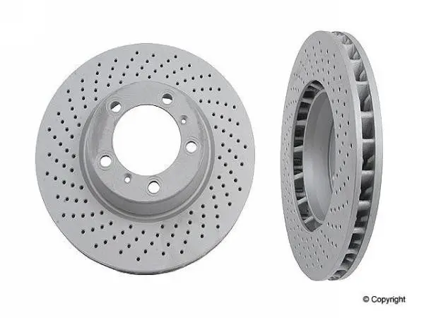 Porsche Brake Rotor Front Left - Zimmermann 1