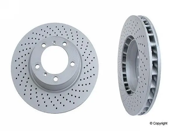 Porsche Brake Rotor Front Right - Zimmermann 1