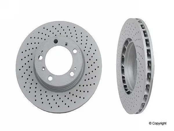 Porsche Brake Rotor Rear Left - Zimmermann 1