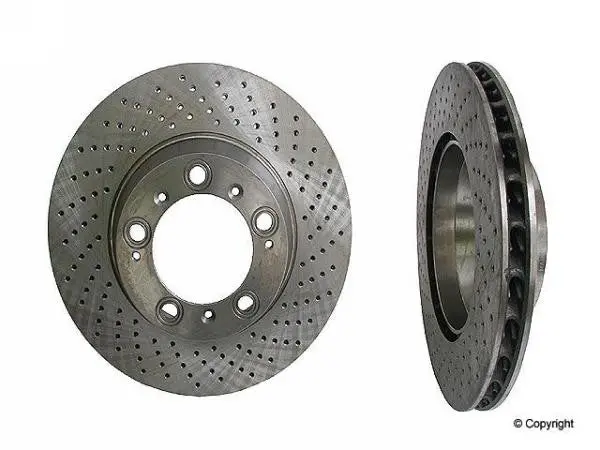 Porsche Brake Rotor Rear Right - Zimmermann 1