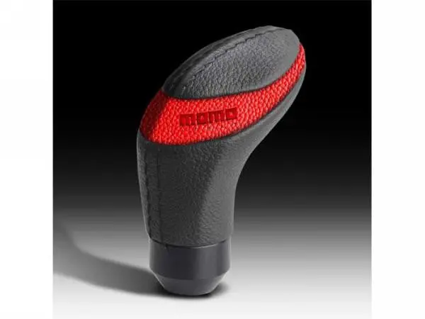 Momo Quark Shift Knob - Red On Black 1