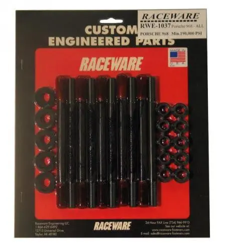 Porsche 968 Raceware Cylinder Head Stud Set Kit 1