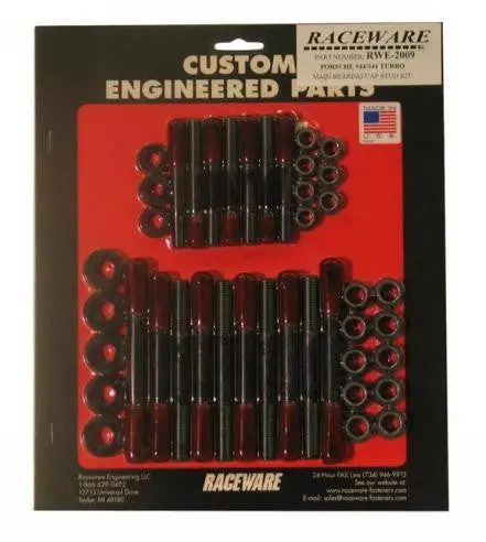 Porsche 944 Raceware Main Bearing Stud Cap Kit 1
