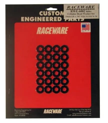 Porsche 911 Raceware Billet Head Washer Set 24 1
