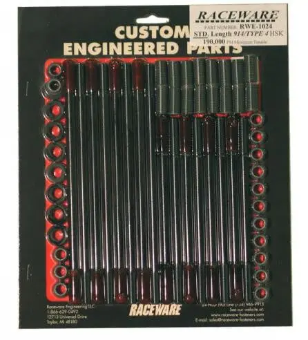 Porsche 914 Raceware Cylinder Head Stud Kit Set 1