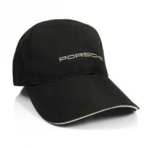 Porsche Classic Baseball Cap Hat - Black 1