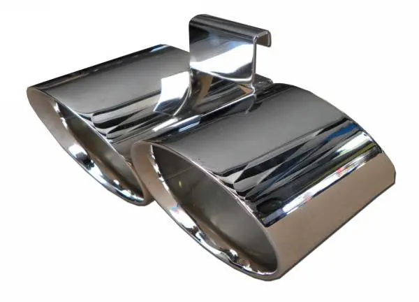 Porsche Boxster Exhaust Muffler Tip - Dual Hole 1