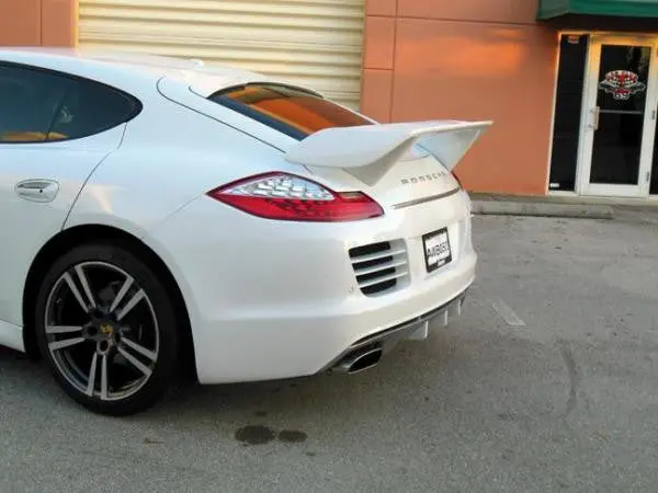 Porsche Panamera Hamann Style Rear Spoiler Wing 1