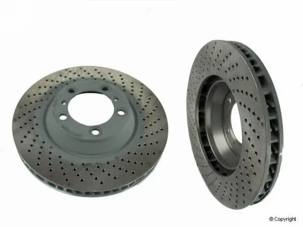 Porsche Brake Disc Rotor Front Right Sebro Coated 1