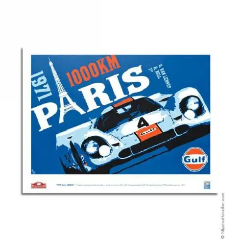 Gulf 1971 Paris Poster 1