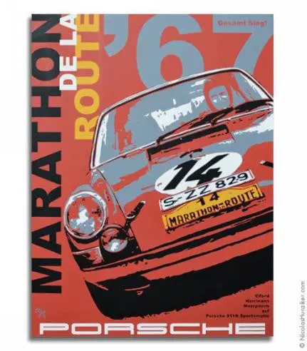 Porsche 911R Canvas Print 1