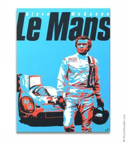 Porsche Steve Mcqueen Le Mans Canvas Print 1