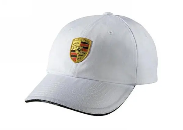 Porsche Baseball Cap Crest White Childrens Size 1