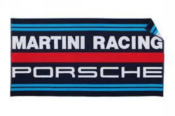 Porsche Beach Towel Martini Racing Dark Blue 1
