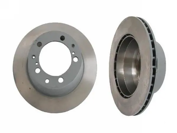 Porsche Cross Drilled Brake Rotor Rear Sebro Coat 1