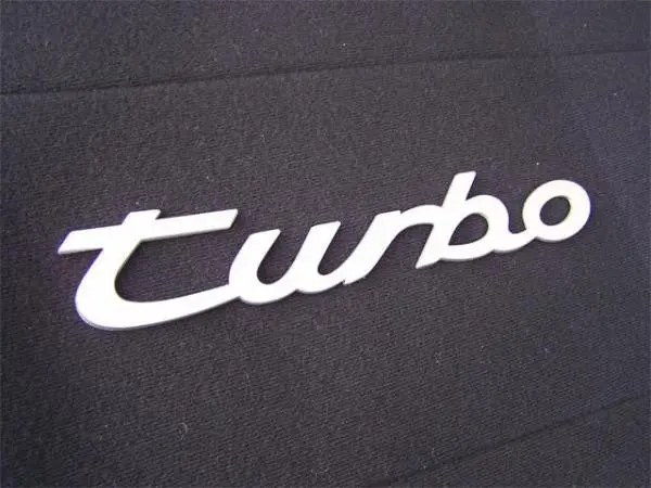 Deck Emblem - Turbo In Silver 1