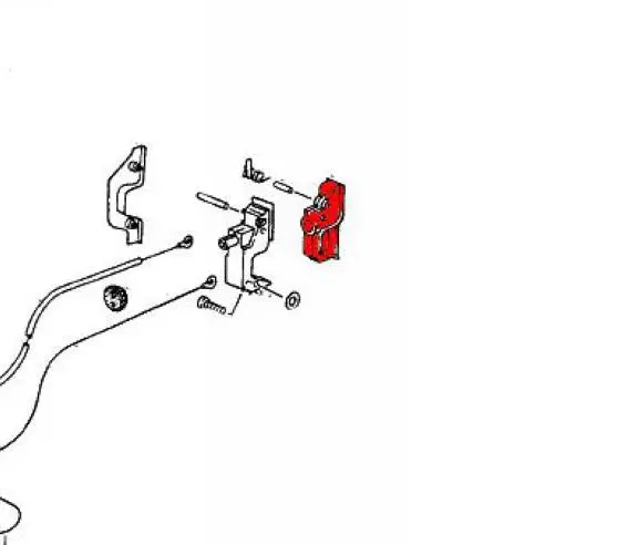 Porsche Hood Release Handle 1