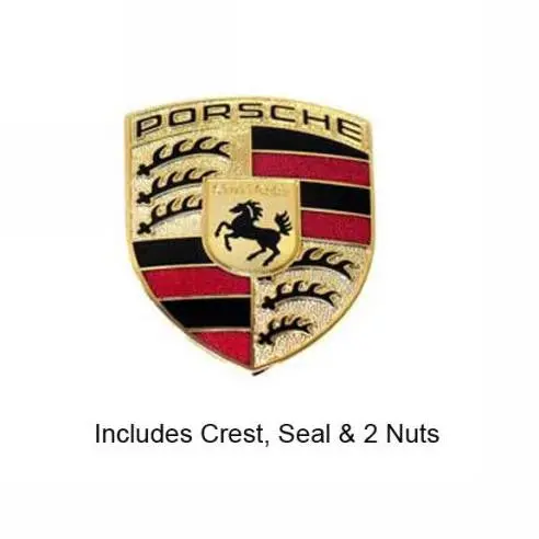 Porsche 993 Style Hood Badge Crest Kit 1