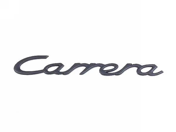 Porsche Emblem Badge Rear Deck - Black Carrera 1