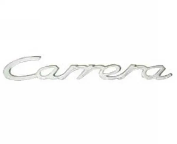 Porsche Emblem Badge Rear Deck - Silver Carrera 1