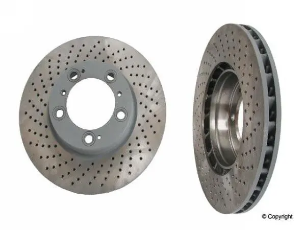 Porsche Brake Rotor Disc Front Left - Sebro Coated 1