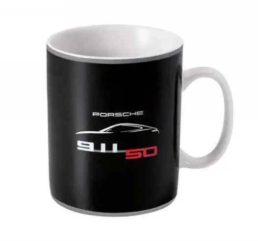Porsche 50 Years 911 Collectors Cup Mug - Black 1