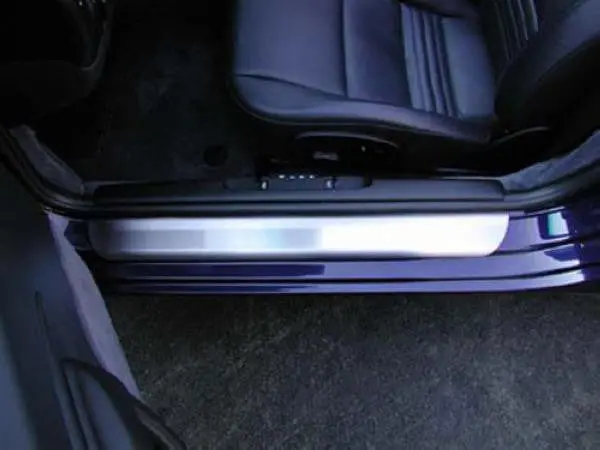 Porsche Stainless Steel Sill Plate Set-Plain 1