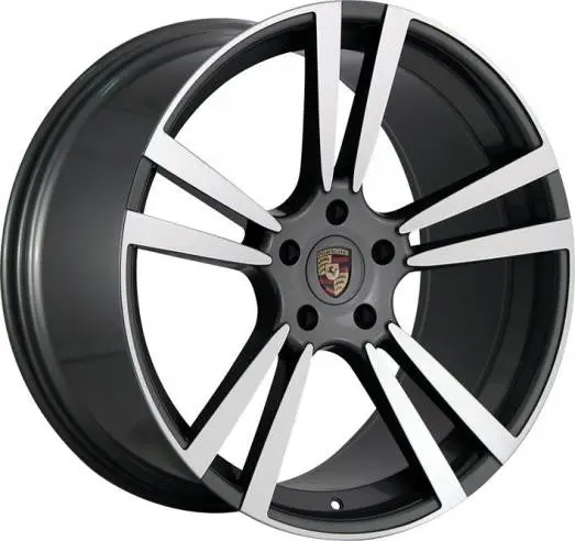 Porsche Stuttgart Wheel Rim 22 X 10 Gunmetal Front 1