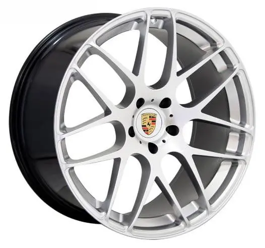 Porsche Imola Wheel Rim 20 X 11 Hyper Silver Rear 1