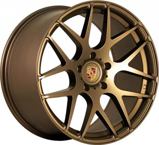 Porsche Imola Wheel Rim 20 X 11 Satin Bronze Rear 1