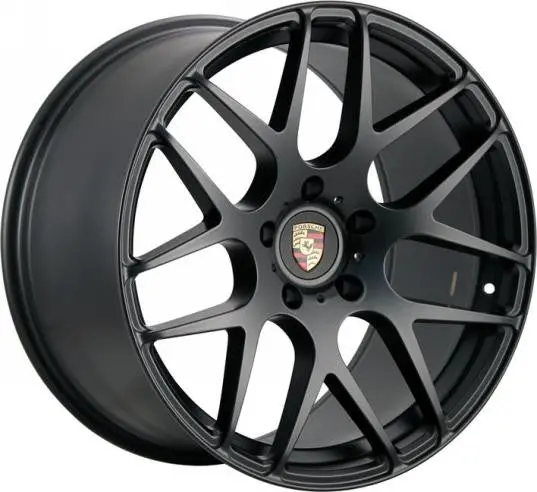 Porsche Imola Wheel Rim 22 X 11 Satin Black Rear 1