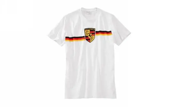 Porsche Fan T-Shirt Tee Shirt - Mens White 1