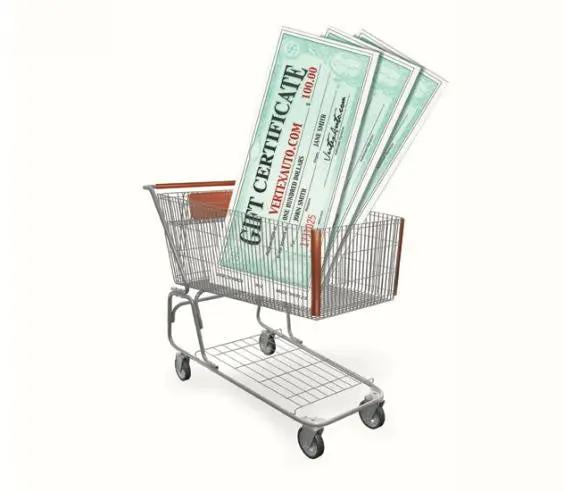 Porsche Parts Gift Certificate - $50 Value 1